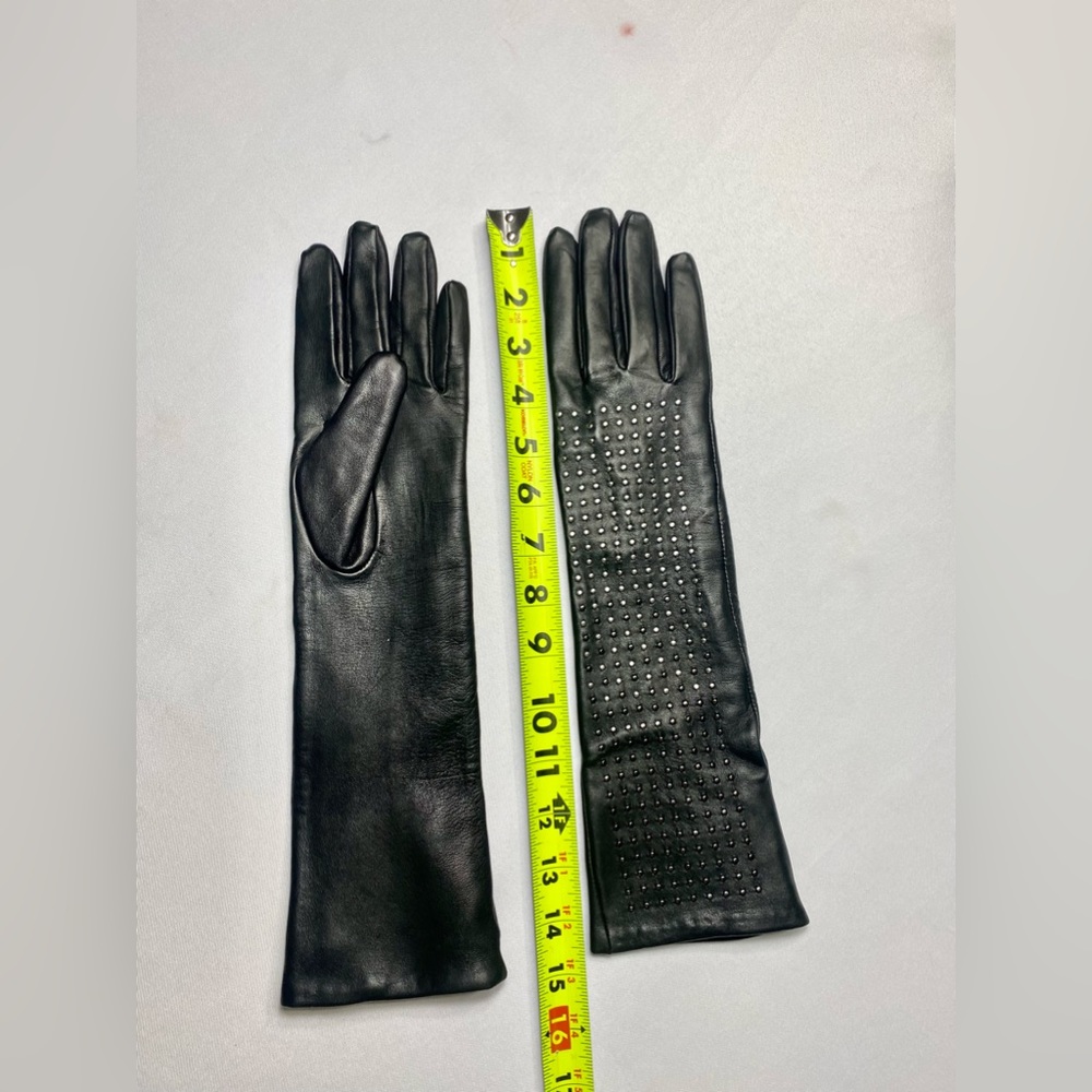 Sheep Leather Gloves brian atwood neiman marcus target black leather studded - Picture 6 of 10